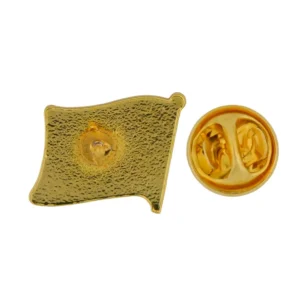 Gold Plated Flag Pin Badges - Image 4