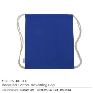 Recycled Drawstring Cotton Bags - Image 8