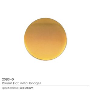 Round Flat Metal Badges - Image 4