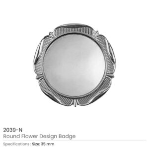 Round Flower Design Logo Badges - Image 5
