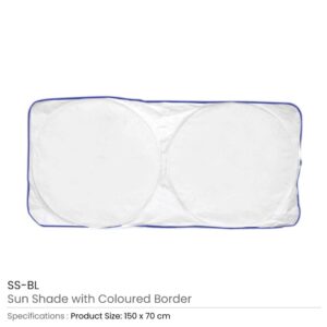 Sunshades for Cars in White Tyvek Material - Image 5