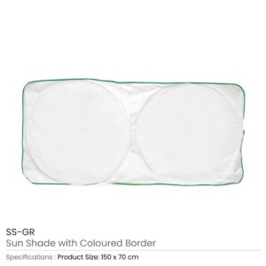 Sunshades for Cars in White Tyvek Material - Image 4