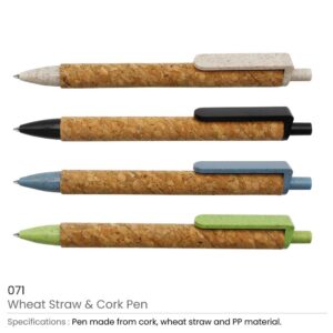 Wheat Straw and Cork Pens - Image 7