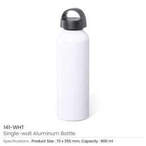 White Sublimation Bottles, Twist to Open, 800ml - Image 3