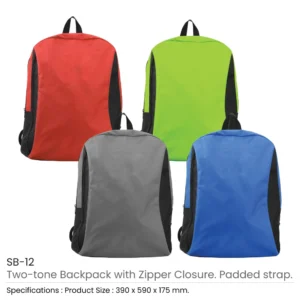 Two-toned Backpacks 600D Polyester Material - Image 3