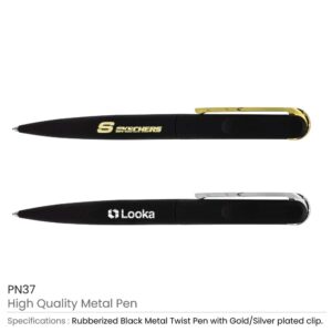 Rubberized Metal Pens - Image 5