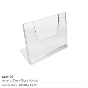 Acrylic Desk Sign Holders - Image 3