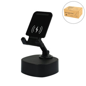 Wireless Fast Charger 15W with BT Speaker and RGB LED Logo