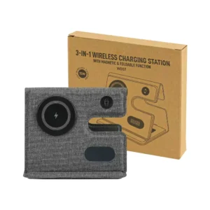 Foldable Wireless Fast Charging Station for Phone Watch Earbuds - Image 7