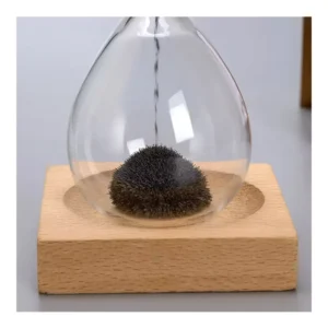 Magnetic Sand Timer with Wooden Base - 2 Minutes - Image 5
