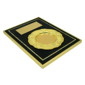Aluminum Award Plaque A3 Size with Stand & Gold Plate in Presentation Box - Image 5