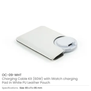 Charging Cable Kit (60W) with iWatch Charging Pad in PU Leather Pouch - Image 8