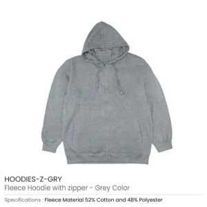 Fleece Hoodies with Zipper in (S to 3XL) Sizes - Image 9