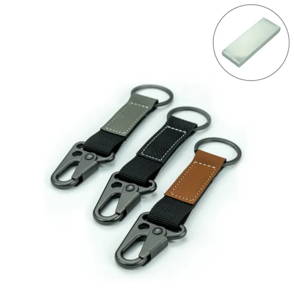 PU-Leather-Keychain-with-Sling-Snap-Hook-KH-16-Blank