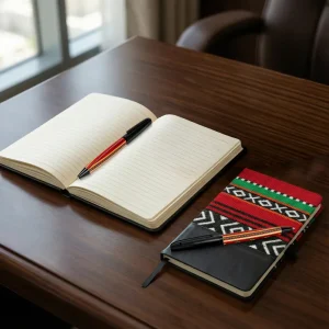 Notebook and Pen Giftset in Traditional SADU Designs - Image 3