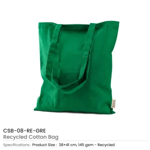 Recycled Cotton Bags, Durable Long Strap - Image 9