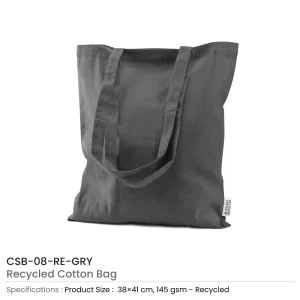 Recycled Cotton Bags, Durable Long Strap - Image 10